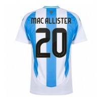 Argentina Alexis Mac Allister #20 Hemmatröja Copa America 2024 Korta ärmar